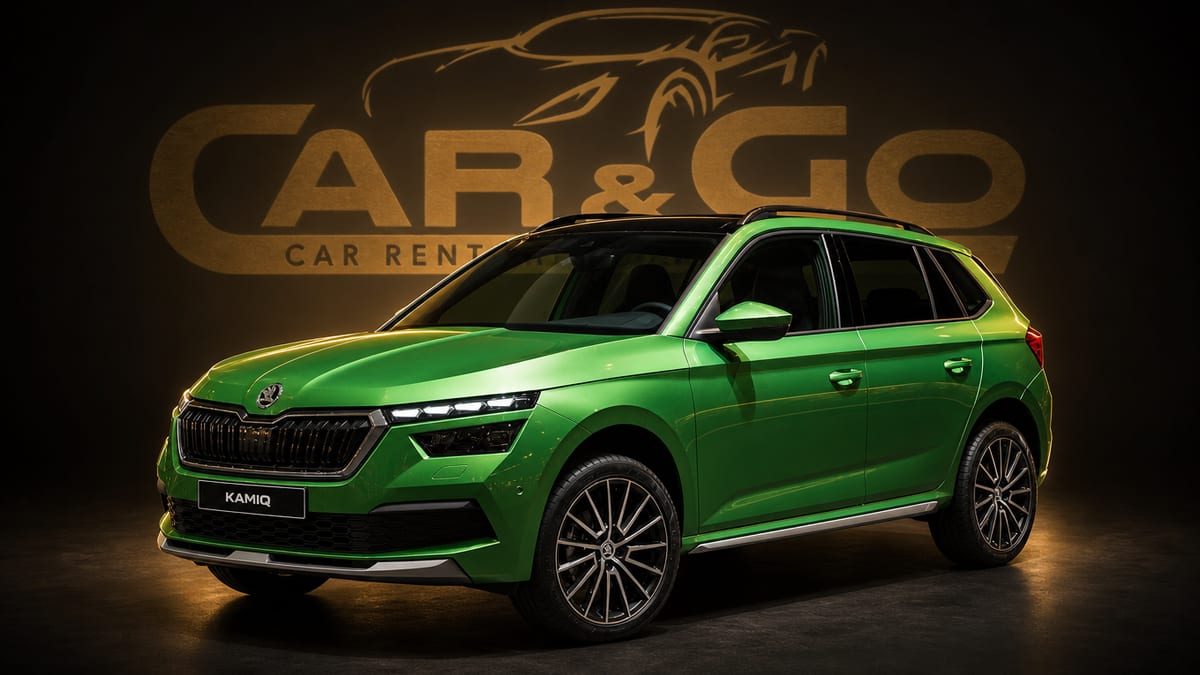 Skoda Kamiq TDI DSG · compact SUV available in Corfu